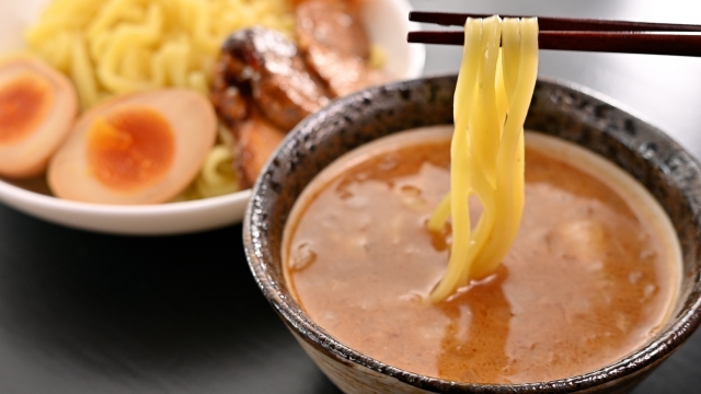 つけ麺のアップのイメージ
