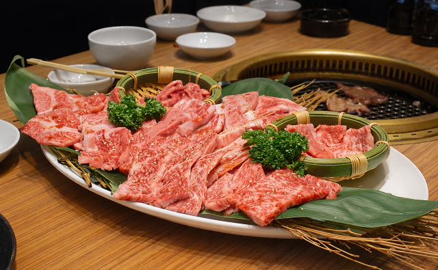 豪華な焼肉の盛り合わせのイメージ