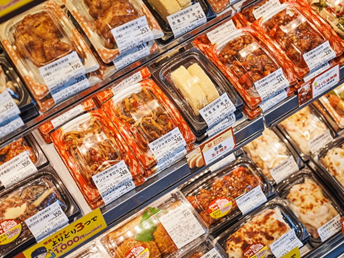 オリジン弁当商品陳列画像