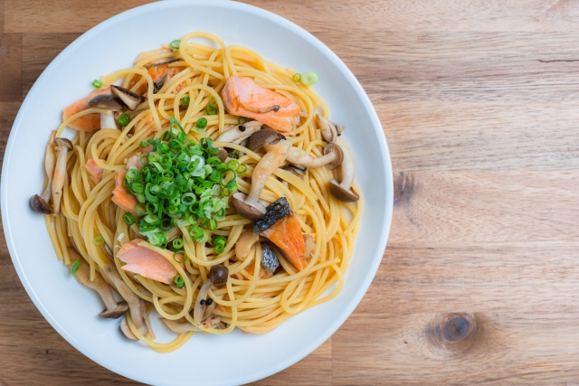 鮭ときのこの和風パスタのイメージ