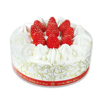 不二家の苺のショートケーキ