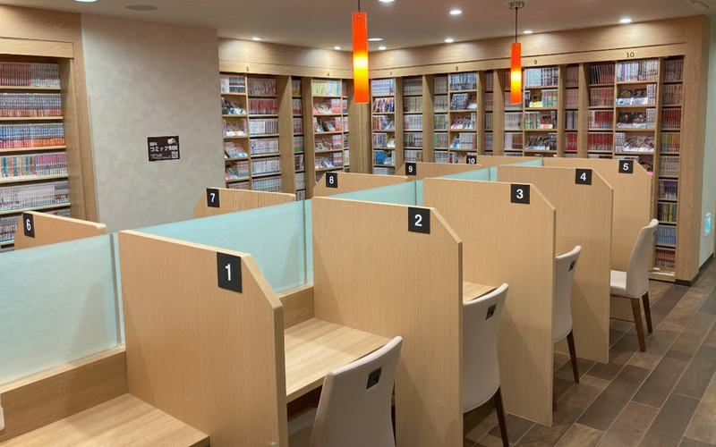 快活CLUB店内画像