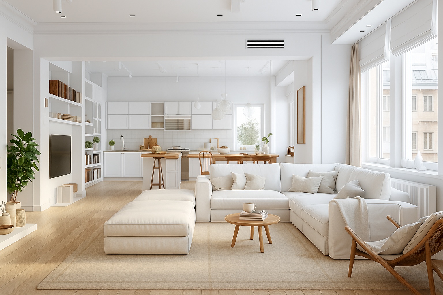 洗練されたリビング空間