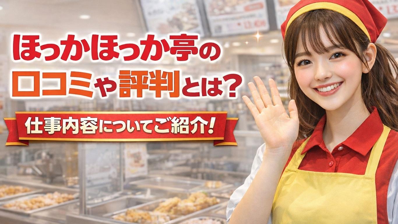 ほっかほっか亭のバイトの口コミや評判とは？仕事内容についてもご紹介！