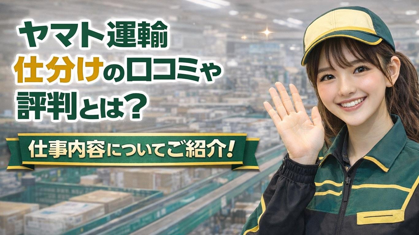 ヤマト運輸 仕分けのバイトの口コミや評判とは？仕事内容についてもご紹介！