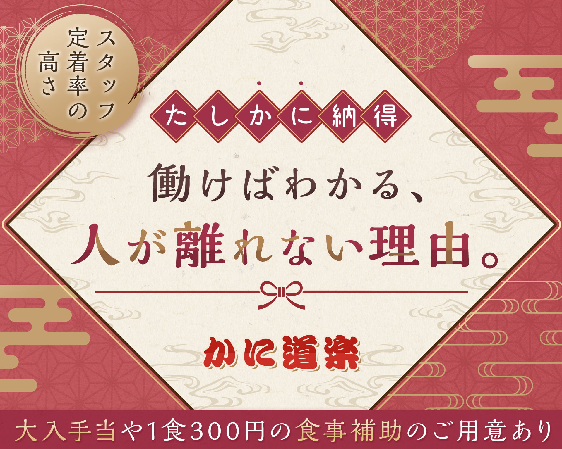 かに道楽 川崎店の女性バイト求人情報