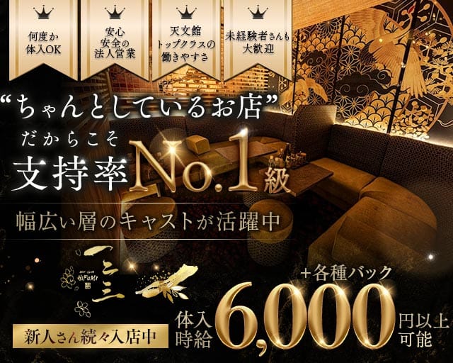 NEW CLUB HIFUMI（ヒフミ）（鹿児島県）の女性バイト求人情報