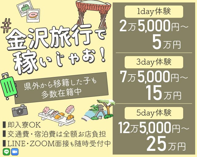 【金沢・片町】CLUB 月輝（ルナ）（富山市）の女性バイト求人情報