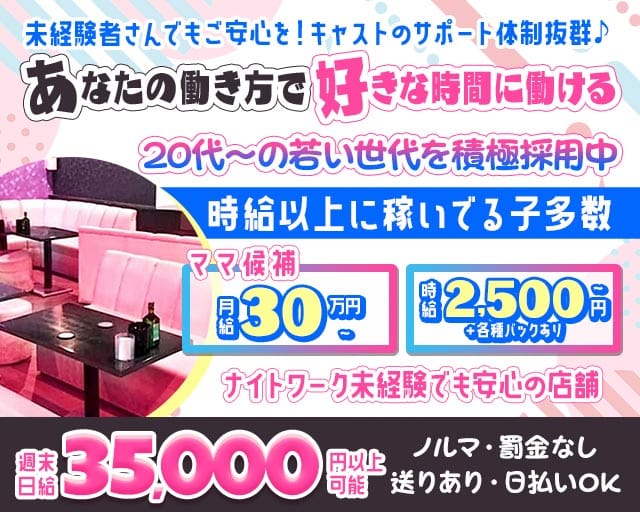 【狭山市駅】スナキャバ Queen（クイーン）（所沢市）の女性バイト求人情報