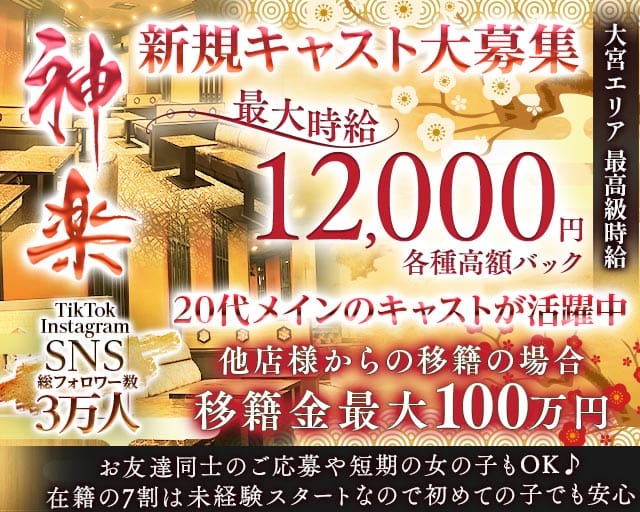 神楽（かぐら）（埼玉県）の女性バイト求人情報