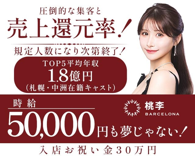 BARCELONA 桃李（とうり）（福岡県）の女性バイト求人情報