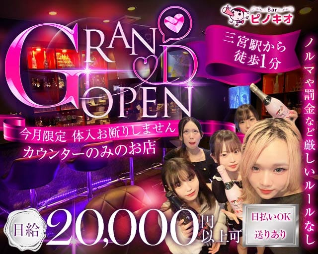 Bar ピノキオ（兵庫県）の女性バイト求人情報