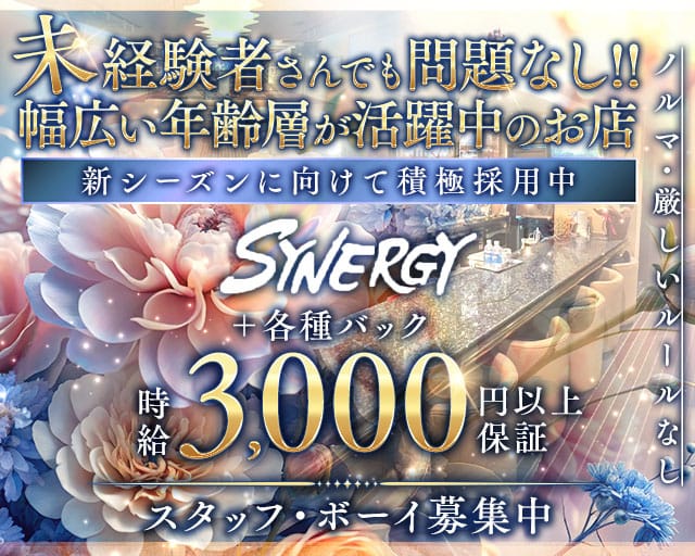 SYNERGY（シナジー）（大阪府）の女性バイト求人情報