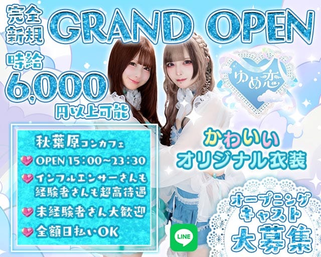 【昼・夜】ゆめ恋（千代田区）の女性バイト求人情報