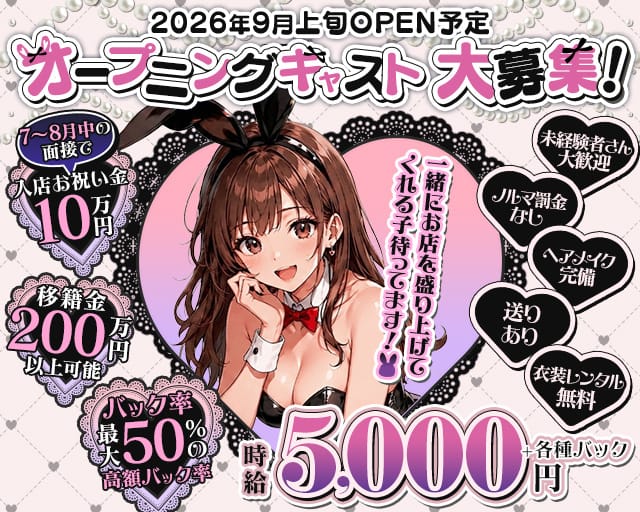 キャバクラ行ったらバニーガールがいた。名古屋錦店（愛知県）の女性バイト求人情報