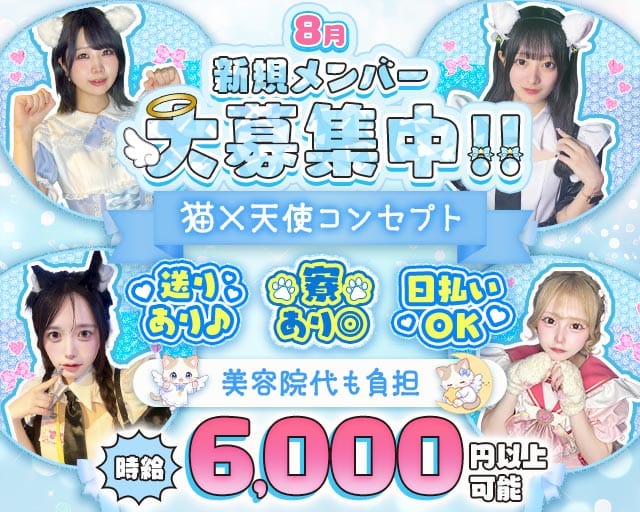 【歌舞伎町】にゃんふぇりあ（東京都）の女性バイト求人情報
