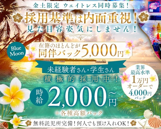 【和歌山市】ラウンジ ブルームーン（和歌山県）の女性バイト求人情報