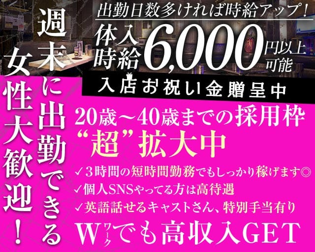 The PARIS（パリス）（東京都）の女性バイト求人情報