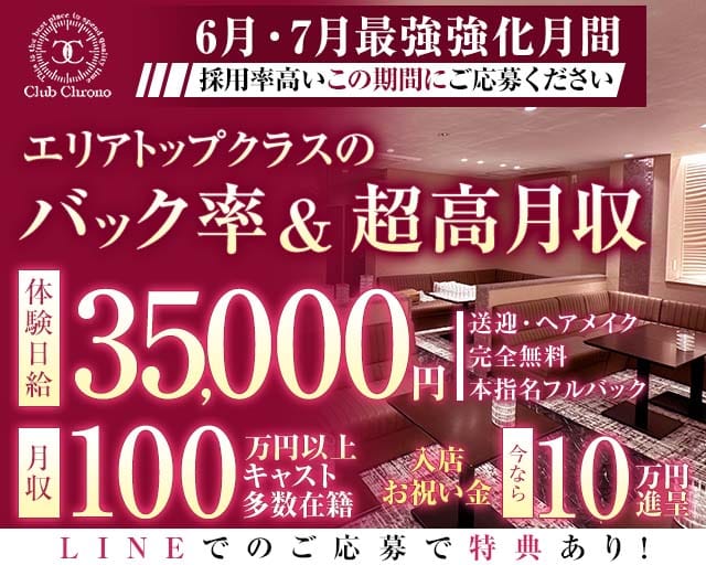 Club Chrono（クロノ）（長野県）の女性バイト求人情報