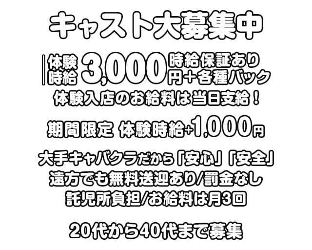 club DREAM（ドリーム）（広島県）の女性バイト求人情報