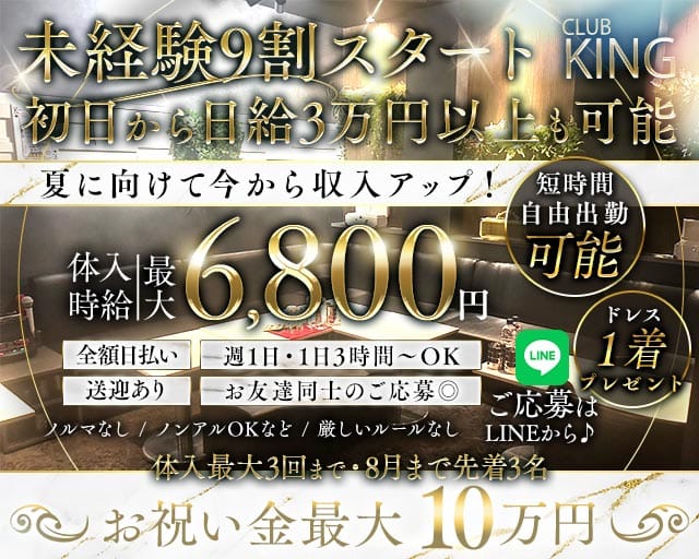【古町】CLUB KING（クラブキング）（新潟県）の女性バイト求人情報