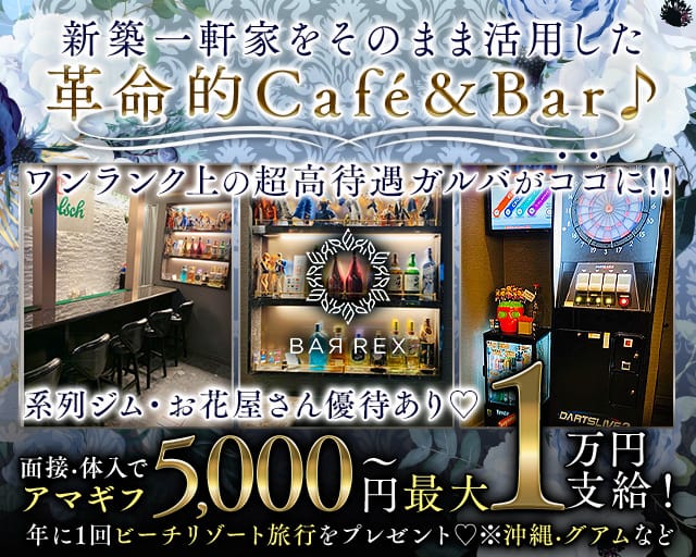 Cafe＆Bar REX（レックス）（東京都）の女性バイト求人情報