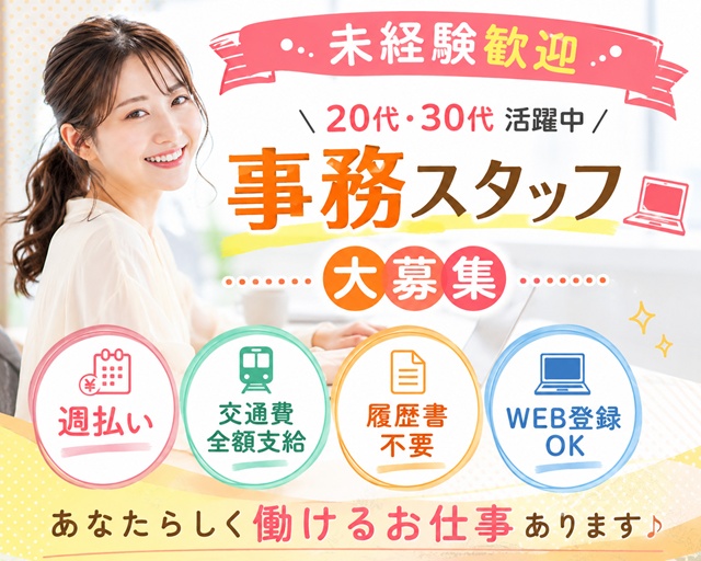 株式会社KOSMO　東京支店の女性バイト求人情報