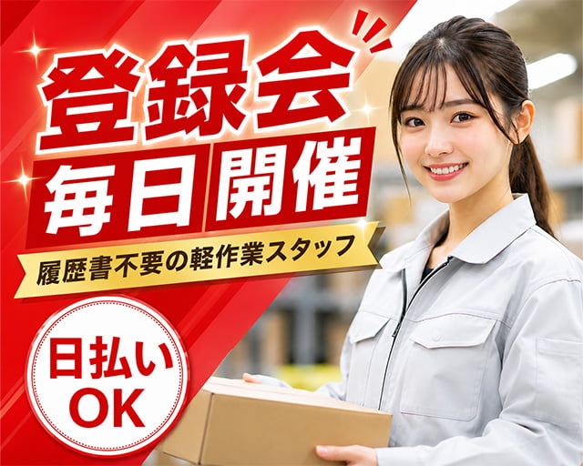 テイケイワークス東京株式会社　春日部支店の女性バイト求人情報